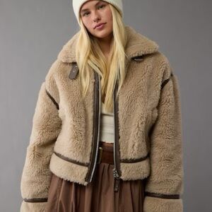 American Eagle Faux Fur Jacket